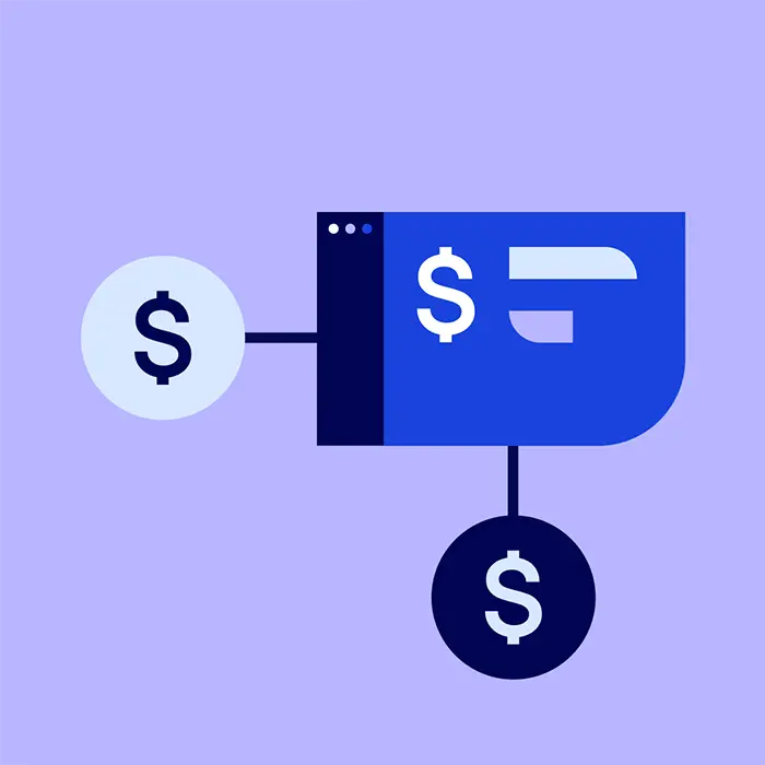 How to connect an external bank account.