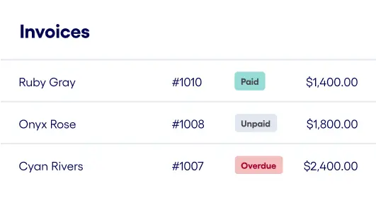 Get paid by customers
