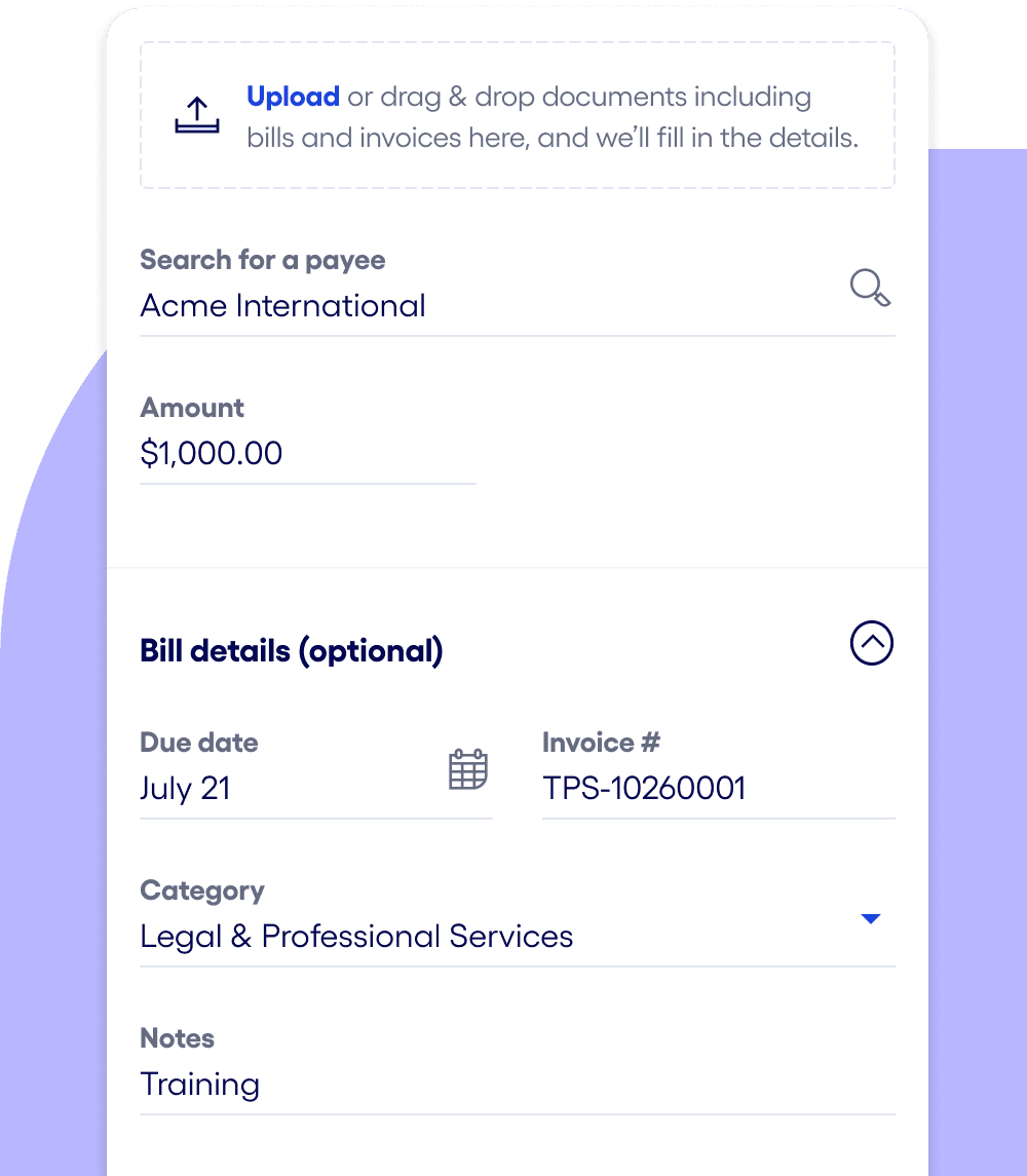 add bills