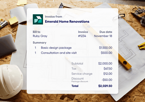 Free professional invoicing