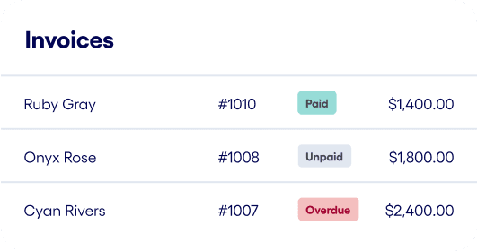 Get paid by customers