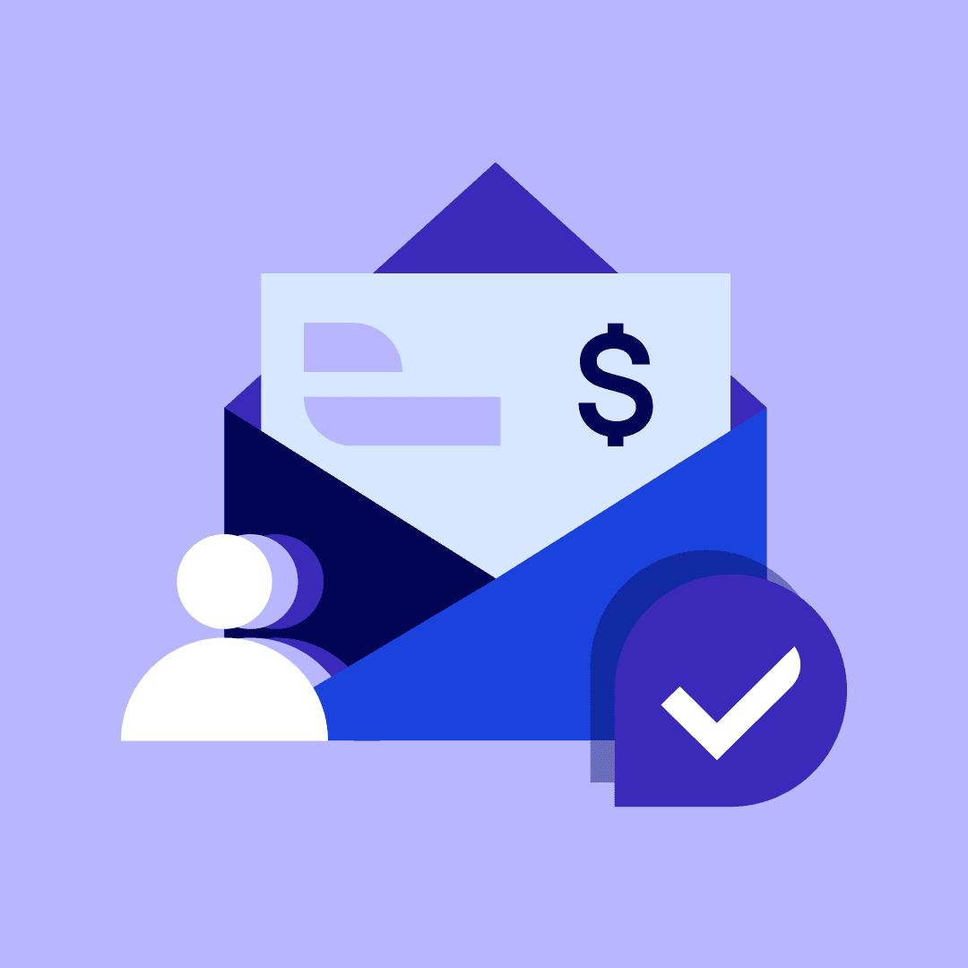 Business bill payments dashboard illustration