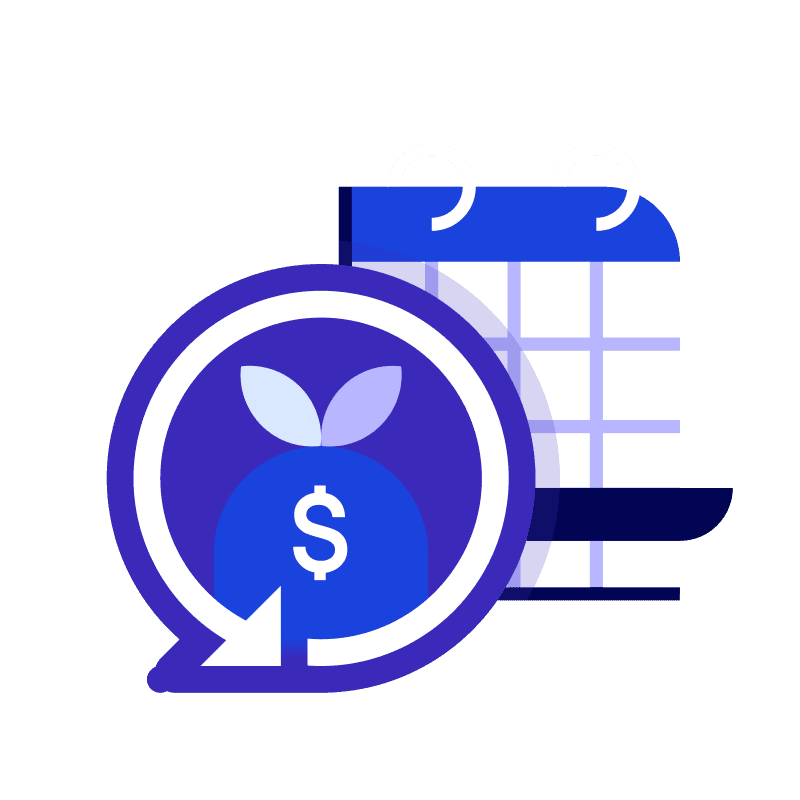 Business lending options hero illustration