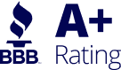BBB A+ rating badge
