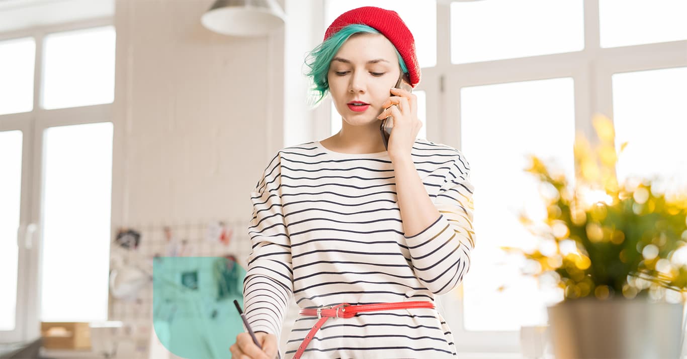 Small business owner working on COVID-19 financial planning