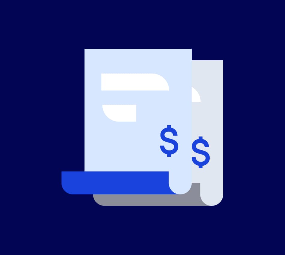 Illustration of two loans stacked on top of each other.