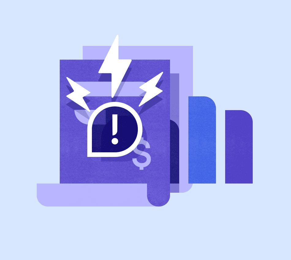 Illustration of a spoofing website