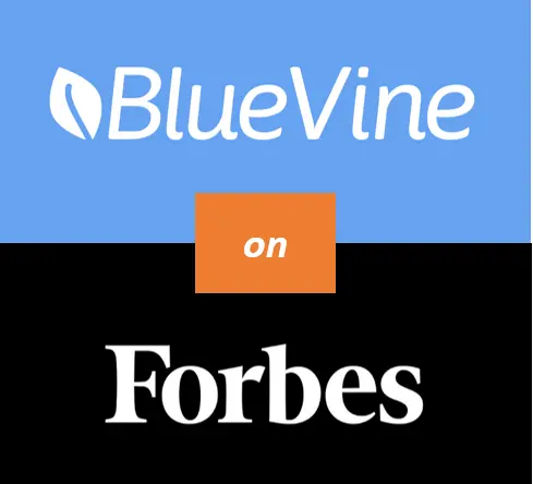 Bluevine and Forbes logos