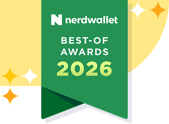 NerdWallet Best-of Awards 2026 badge