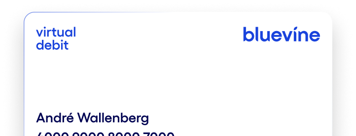 Bluevine virtual debit card