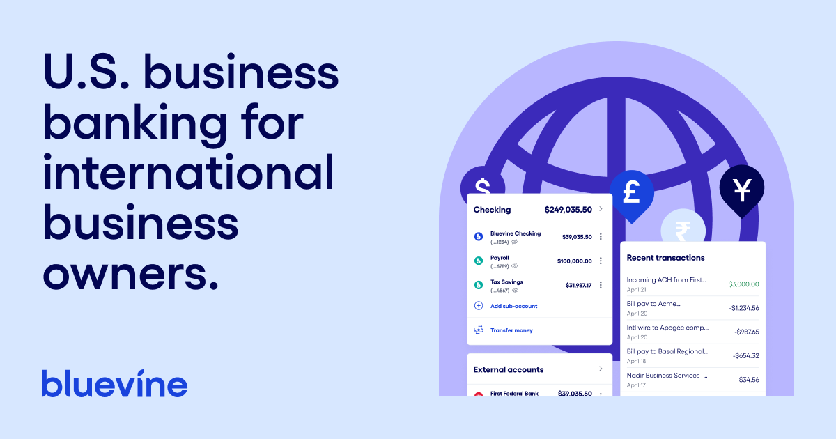 U.S. Business Banking for International Owners | Bluevine | Bluevine
