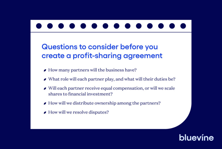 How to Split Profits with Your Business Partner | Bluevine